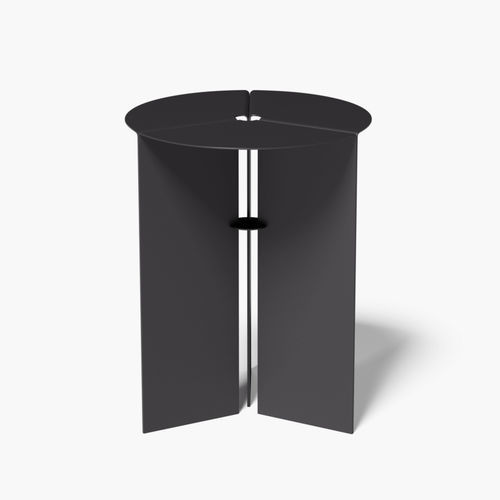 现代风格边桌 - PEACE - april furniture - 不锈钢 / 钢座桌脚 / 圆形