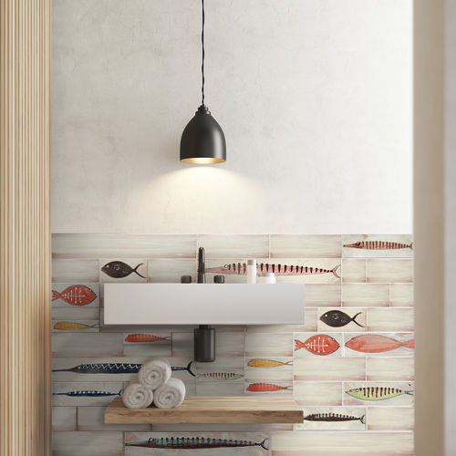 陶瓷砖 - IL PESCATO - AR.CE.A. SRL Handmade design - 纹理 / 珐琅 / 手工上漆