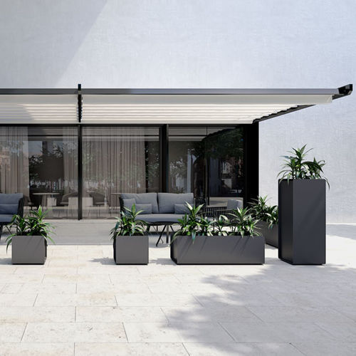 铝制花坛 - CREPE - Systemtronic - 长方形 / 现代风格 / 公共空间