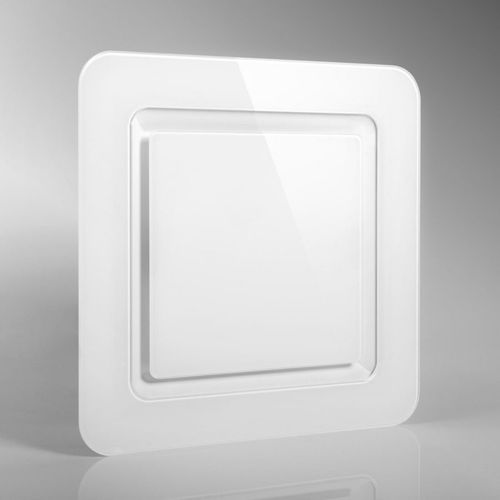 吊顶空气扩散器 - FRAME 100 - Tecanno GmbH - 壁挂 / 正方形 / 镀锌钢板