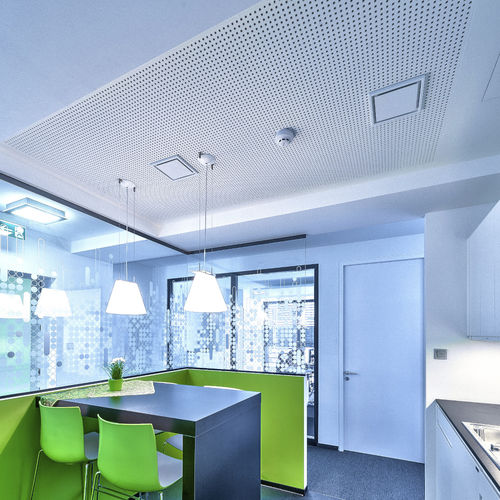 吊顶空气扩散器 - ONE - Tecanno GmbH - 壁挂 / 正方形 / 镀锌钢板