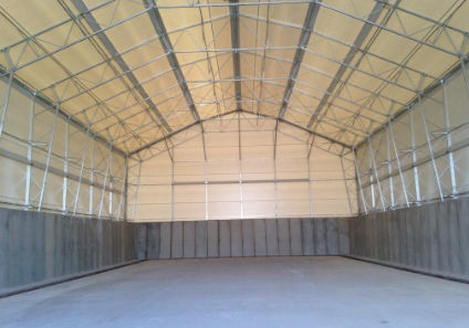金属框架张拉膜 - BIOMASS STORAGE FACILITIES - Toro Shelters - 屋顶 / PVC膜