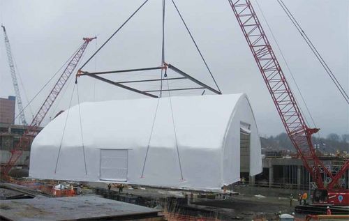 金属框架张拉膜 - MOBILE FABRIC - Toro Shelters - 用于遮蔽棚 / PVC膜