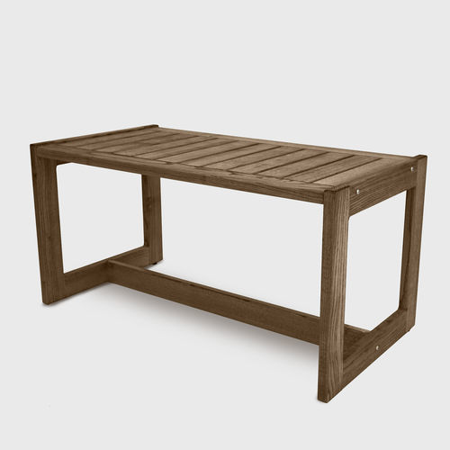 现代风格边桌 - R80 - PALMAR arredi - 白蜡木 / 木桌脚 / 长方形