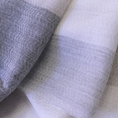 窗帘面料 - SARA - Foresti Home Collection Group srl - 条纹 / 亚麻 / 丙烯塑料