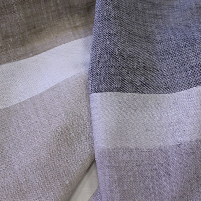 窗帘面料 - FUERTEVENTURA - Foresti Home Collection Group srl - 条纹 / 聚酯