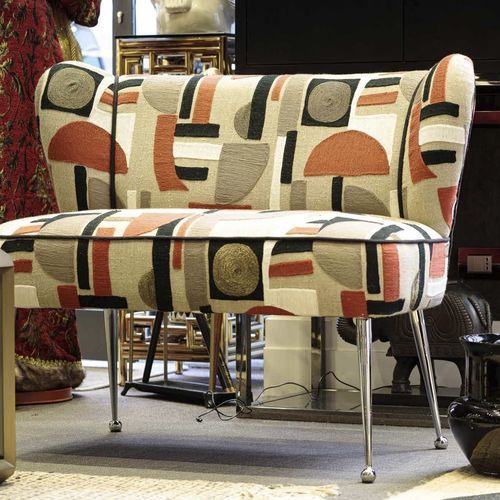 室内装饰面料 - CIRCLES   - Foresti Home Collection Group srl - 几何图案 / 聚酯 / 棉质
