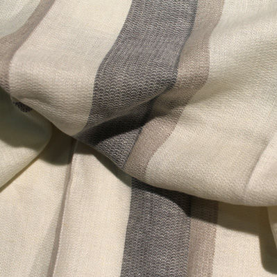 窗帘面料 - LINO BIO - Foresti Home Collection Group srl - 条纹 / 亚麻