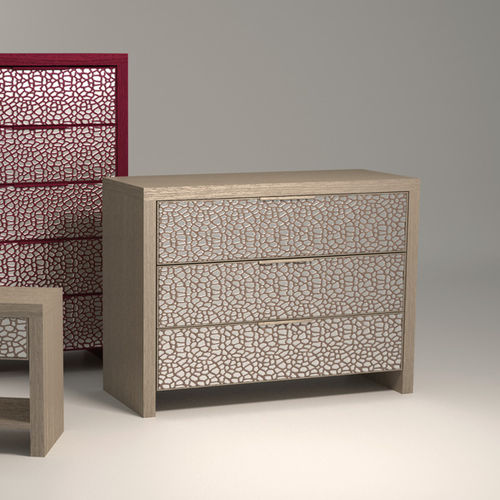 现代风格抽屉柜 - FORESTI - Foresti Home Collection Group srl - 木制 / 皮质 / 3 屉式