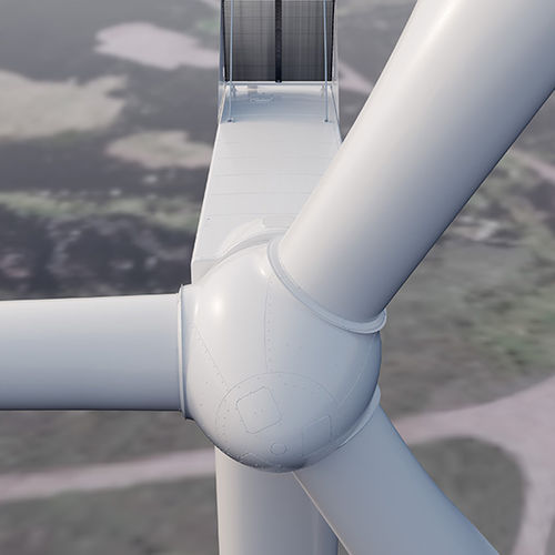 平行轴风力发电机 - V150-6.0 MW™ - Vestas - 三叶片 / 海上 / 位于自承重桅杆上