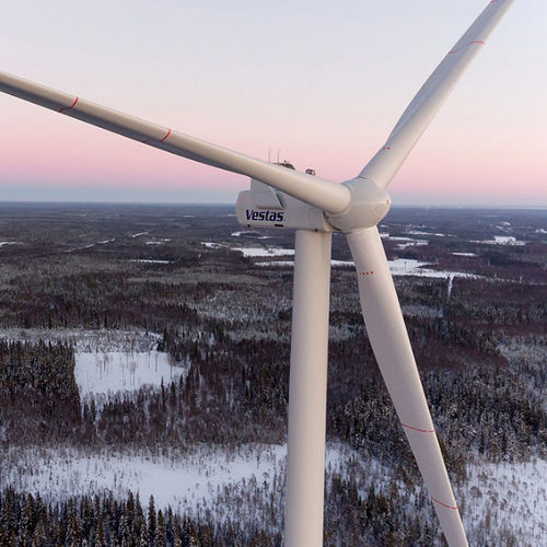 平行轴风力发电机 - V126-3.45 MW® - Vestas - 三叶片 / 陆上 / 位于自承重桅杆上