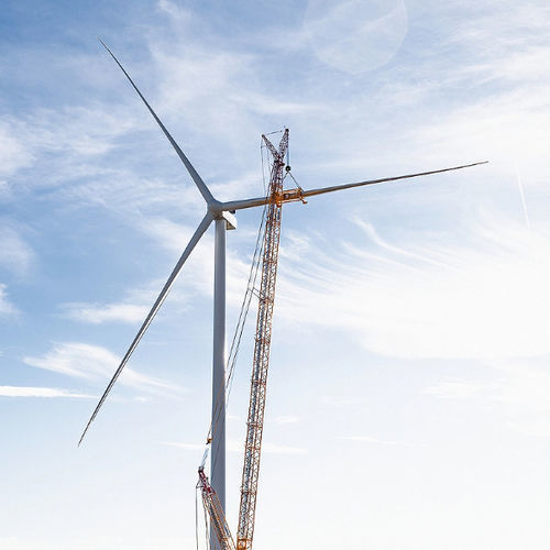 平行轴风力发电机 - V163-4.5 MW™ - Vestas - 三叶片 / 陆上 / 位于自承重桅杆上