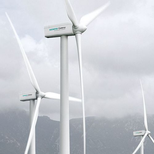 平行轴风力发电机 - SG 2.6-114 - SIEMENS GAMESA - 三叶片 / 陆上 / 位于自承重桅杆上