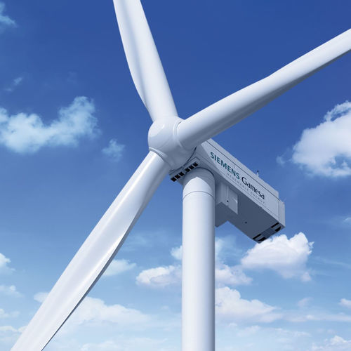 平行轴风力发电机 - SG 7.0-170 - SIEMENS GAMESA - 三叶片 / 陆上 / 位于自承重桅杆上