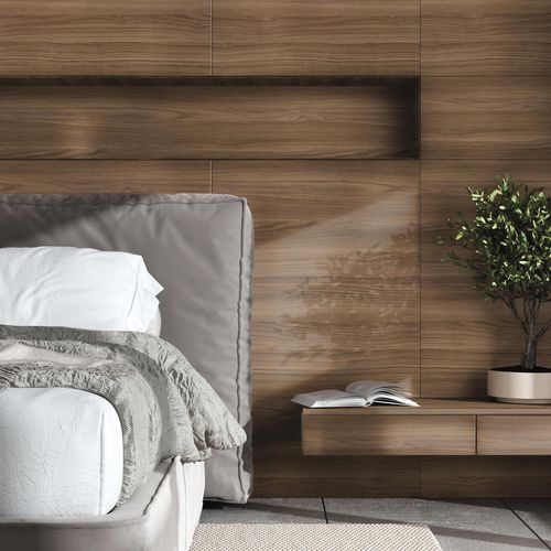 外包装饰面板 - K2818 AN Walnut Umbra - Kaindl - 家具 / 壁挂 / 室内装潢