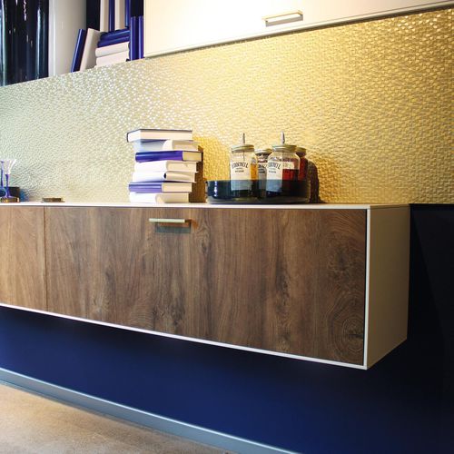 家具装饰面板 - K5413 RO OAK ENDGRAIN COGNAC - Kaindl - 室内装潢 / 高强度 / MDF