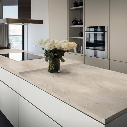 家具装饰面板 - K2885 PH Marble Vicosa Clara - Kaindl - 室内装潢 / 高强度 / 防光线