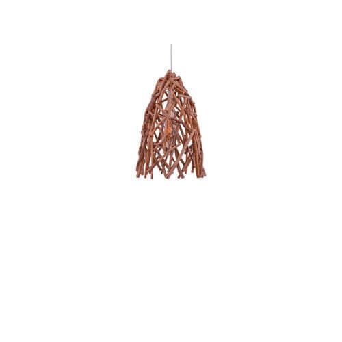 吊灯 - RIVA PM - FLAM ET LUCE LUMINAIRES - 金属 / 陶瓷 / 木制