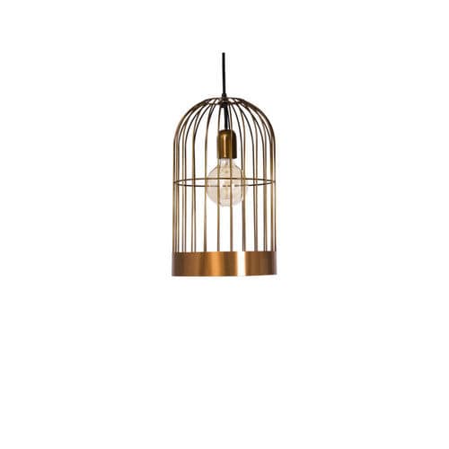 吊灯 - GAIOLA MM - FLAM ET LUCE LUMINAIRES - 金属 / 现代风格 / 无线型