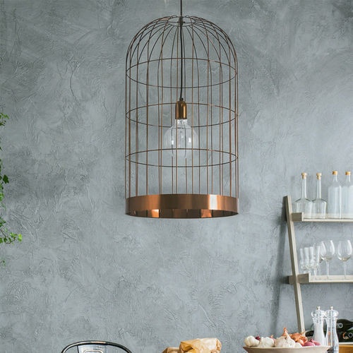现代风格顶灯 - GAIOLA PM - FLAM ET LUCE LUMINAIRES - 雕塑 / 金属 / LED式