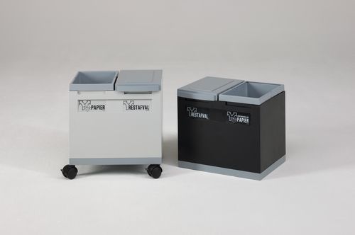 公共垃圾桶 - 90200-OFFICE - Engels - 垃圾分类 / 塑料 / 带轮