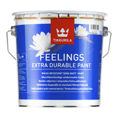 防护漆 - FEELINGS EXTRA DURABLE - TIKKURILA - 末道 / 内部或室内 / 墙面