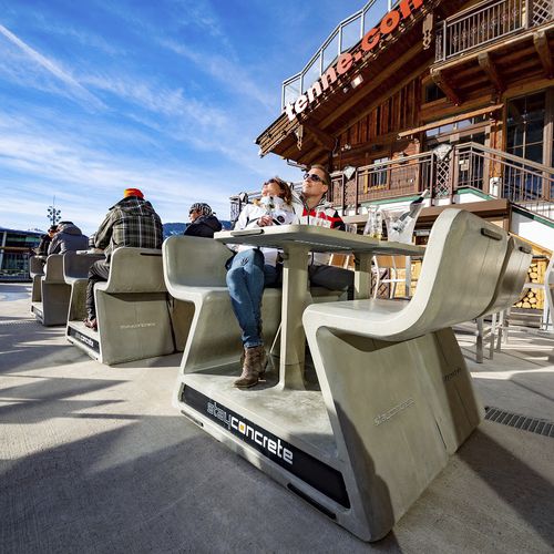 加热桌凳组合套装 - HOHENHAUS TENNE SCHLADMING  - Stayconcrete - 现代风格 / 混凝土 / 模块