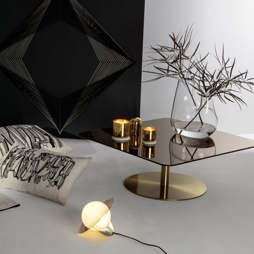 现代风格茶几 - FLASH : FLT03-M1 - Tom Dixon - 玻璃 / 黄铜 / 铁