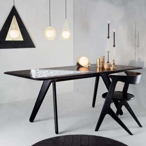 现代风格餐桌 - SLAB SERIES - Tom Dixon - 栎木 / 长方形 / 家用