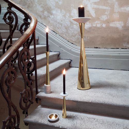 黄铜烛台 - STONE : STC01B/STC02B - Tom Dixon