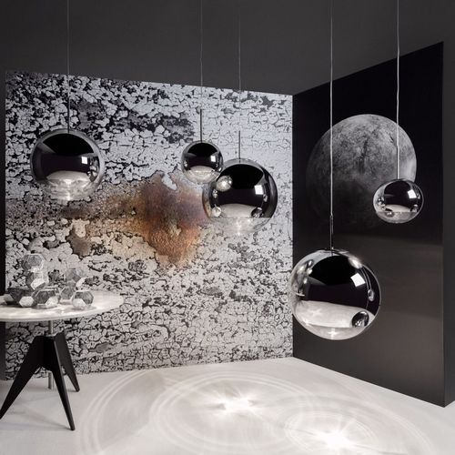 吊灯 - MIRROR BALL : MBB50AEU - Tom Dixon - 铝制 / 聚碳酸酯 / 现代风格