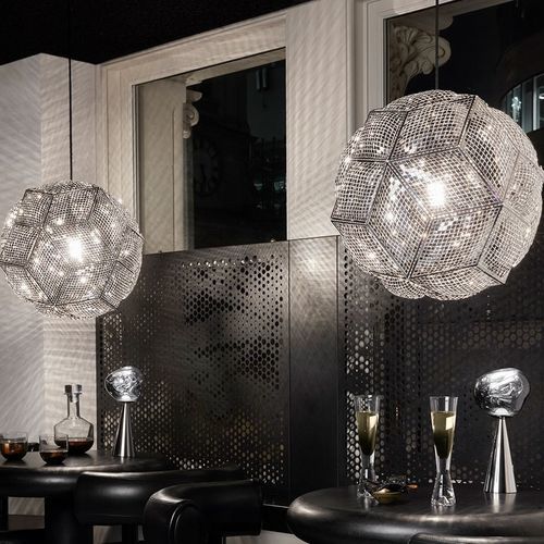 吊灯 - PUFF - Tom Dixon - 不锈钢 / 现代风格 / 有线
