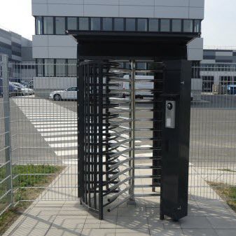 安全旋转闸门 - ZENTRA E-120-RS - ZABAG Security Engineering GmbH - 金属 / 公共机构用