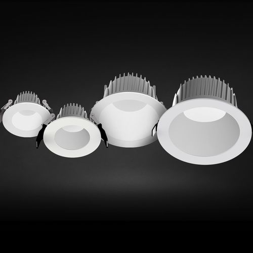 暗装筒灯 - PREMIUM DEEP REGRESS 3", 4", 6" & 8"  - RAB Lighting - LED式 / 压缩荧光 / 圆形