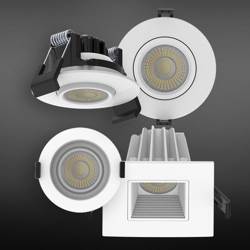 暗装筒灯 - R3-9B - RAB Lighting - LED式 / 可弯折 / 内部或室内