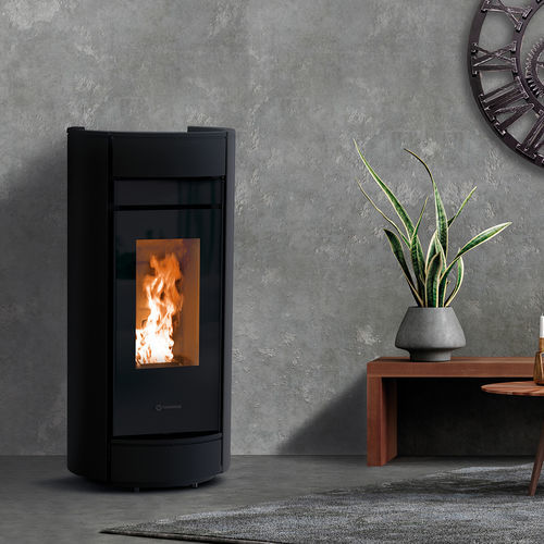 颗粒采暖炉 - Moma Natural - THERMOROSSI - 0 - 5 kW / 10 kW...20 kW / 落地式