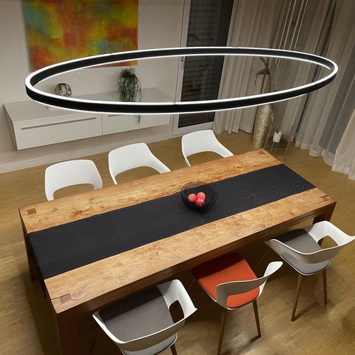 悬挂式照明设备 - DOPPIO ELLIPSE - Sattler GmbH - LED式 / 椭圆形 / IP50