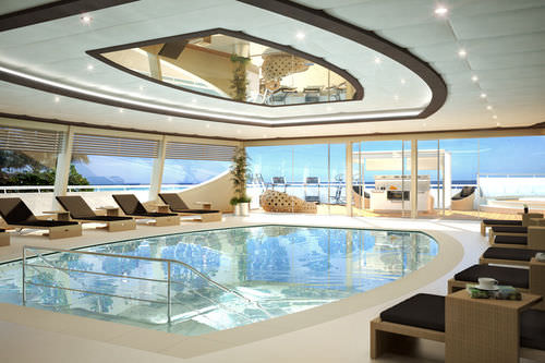 户外游泳池 - YACHT - Hofer Group GmbH - 地下 / 聚酯 / 温泉