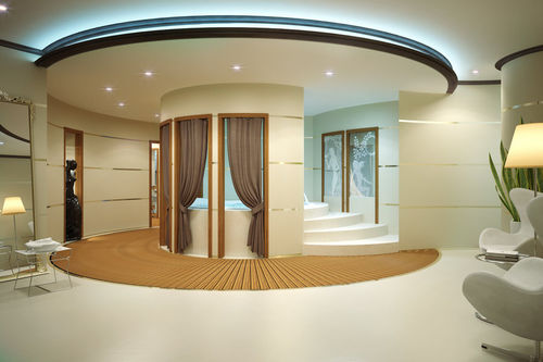 嵌入式水疗浴缸 - YACHT - Hofer Group GmbH - 圆形 / 6人座 / 商用
