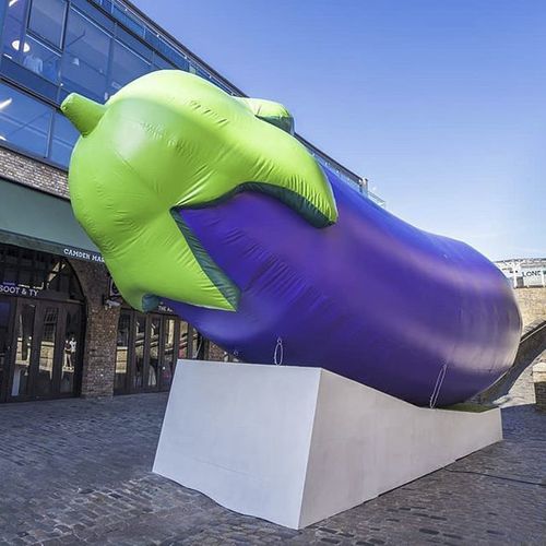大型活动充气结构 - GIANT AUBERGINE - Studio Souffle