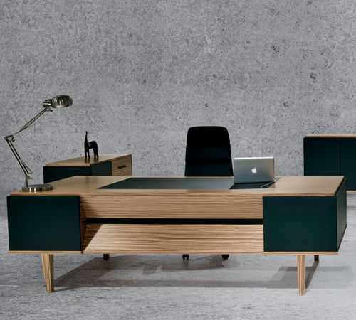 老板桌 - ERVA  - SOLENNE OFFICE FURNITURE - 现代风格 / 木质 / 商用