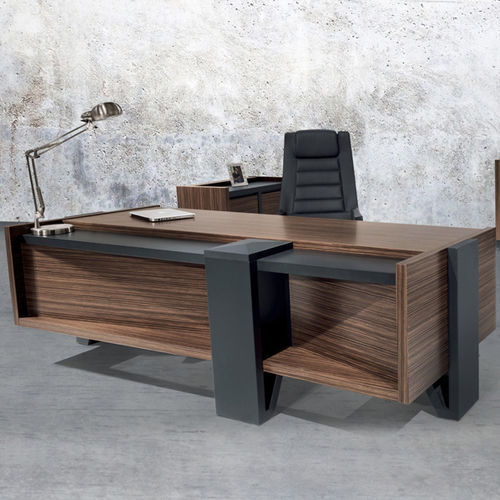 老板桌 - ROSSI  - SOLENNE OFFICE FURNITURE - 现代风格 / 木质 / 面板底座