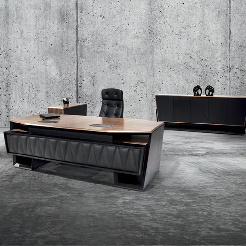 老板桌 - TORONTO  - SOLENNE OFFICE FURNITURE - 现代风格 / 木质 / 皮质
