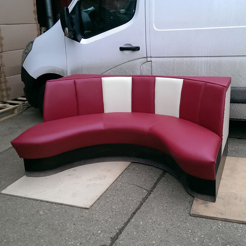 现代风格软包长凳 - BOOTHS - KODRETA furniture, s.r.o. - 布料 / 皮质 / 金属桌脚