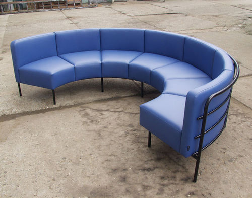 组合式软包长凳 - VERANO BOX - KODRETA furniture, s.r.o. - 现代风格 / 皮质 / 金属桌脚