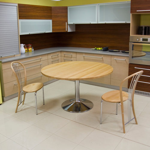 现代风格餐桌 - MARINO - KODRETA furniture, s.r.o. - 木质 / 金属桌脚 / 圆形