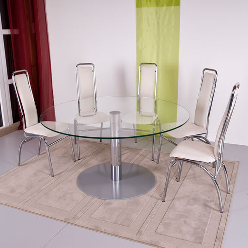 现代风格餐桌 - BEIRUT  - KODRETA furniture, s.r.o. - 实木 / 山毛榉木 / 玻璃