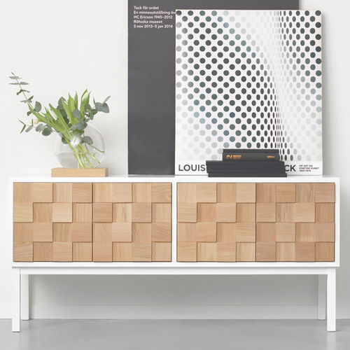 现代风格电视柜 - COLLECT 2016 - A 2 designers - 栎木 / MDF / 彩绘木材