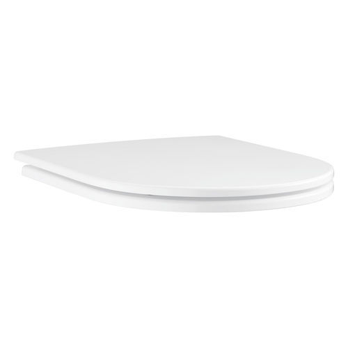 阻尼闭合式马桶盖 - 102500SH00 - GROHE - 热固材料 / 不锈钢 / 白色