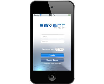 照明管理移动应用 - SAVANTLIGHTING APP - Savant Systems - 用于智能家居设备